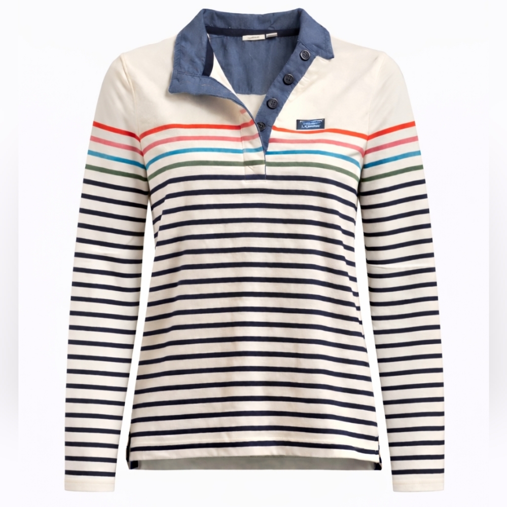 L.L. Bean Button Up Pullover